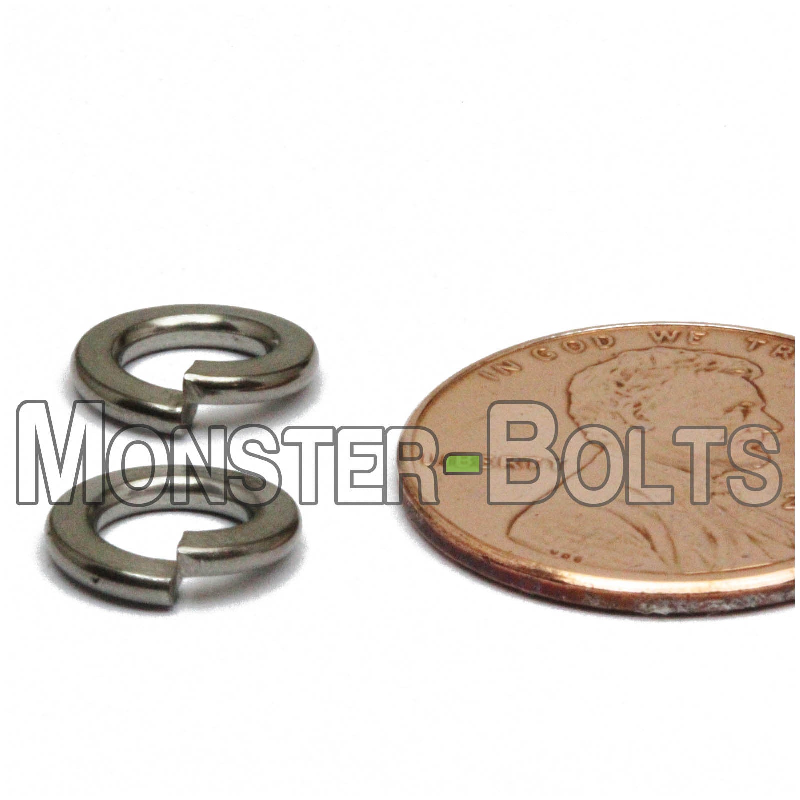 Metric Split Lock Washers - Stainless Steel DIN 127B 18-8 / A2 - Monster Bolts