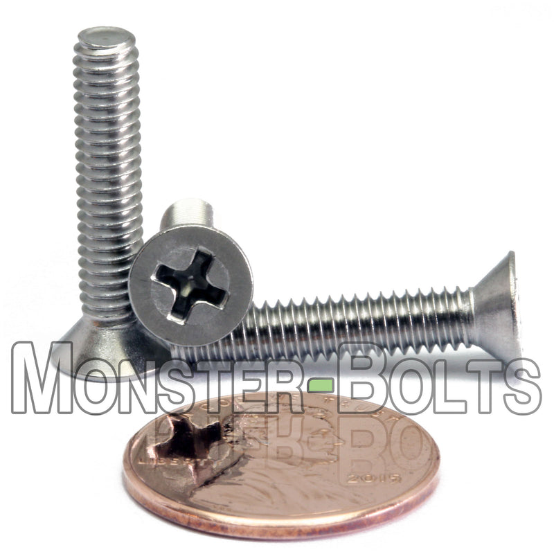#8-32 Phillips Flat Head Machine screws, Stainless Steel 18-8