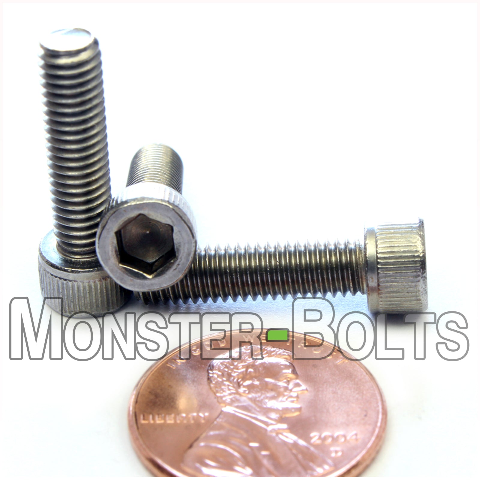 Stainless Steel #10-32 x 3/4 in. Socket Head cap screws.