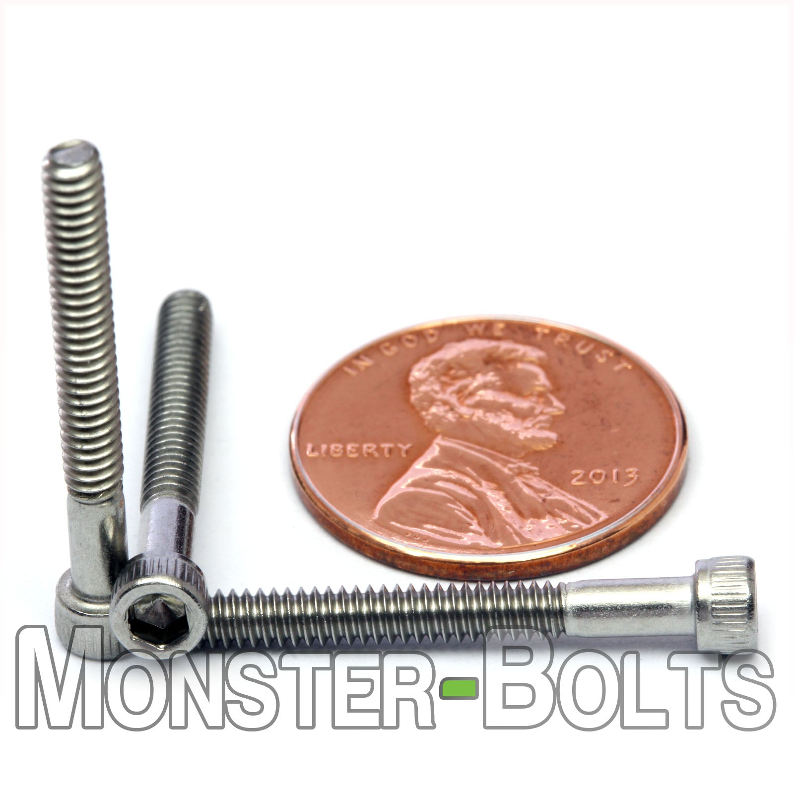 Stainless Steel #4-40 x 1 in. socket head cap screws.