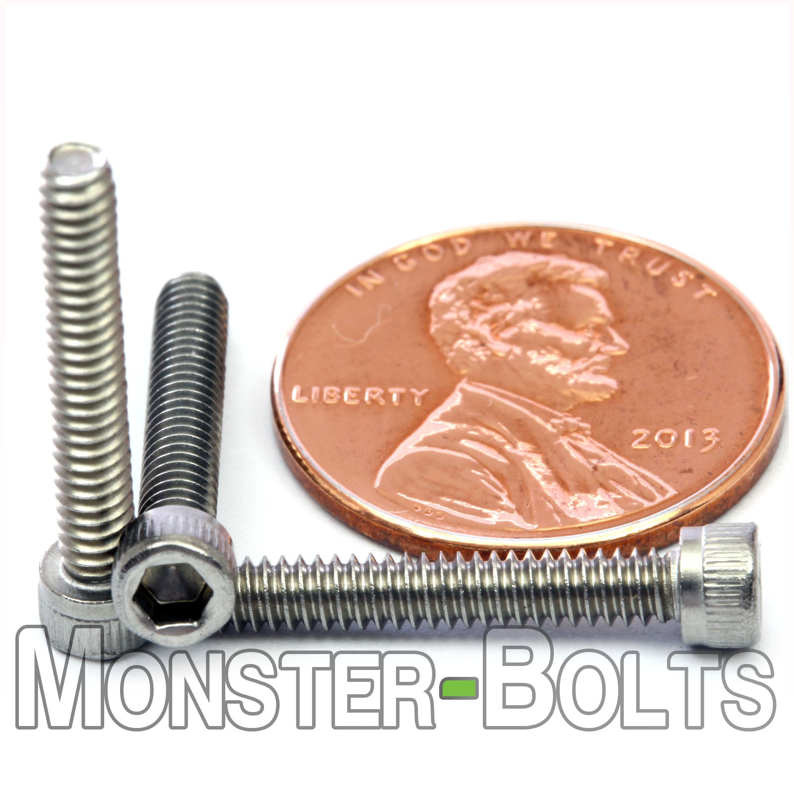 Stainless Steel #4-40 x 3/4 in. Socket Head cap screws.