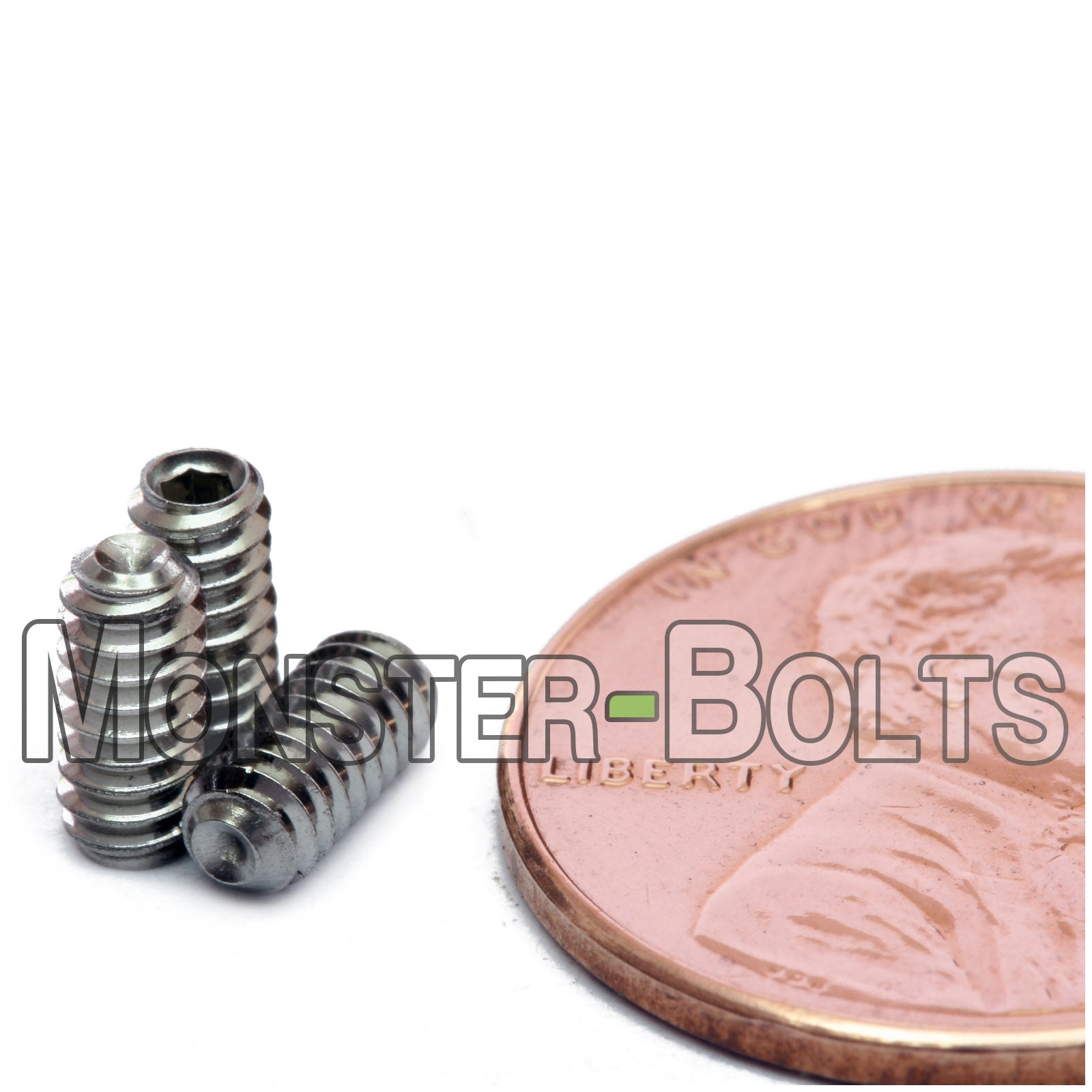 #4-40 x 1/4" Cup point socket set screw, Stainless Steel