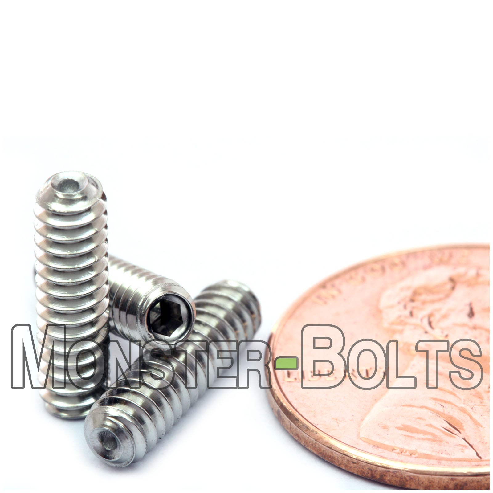 Stainless Bass Saddle Height screws. #6-32 x 1/2 fit fender basses and similar.