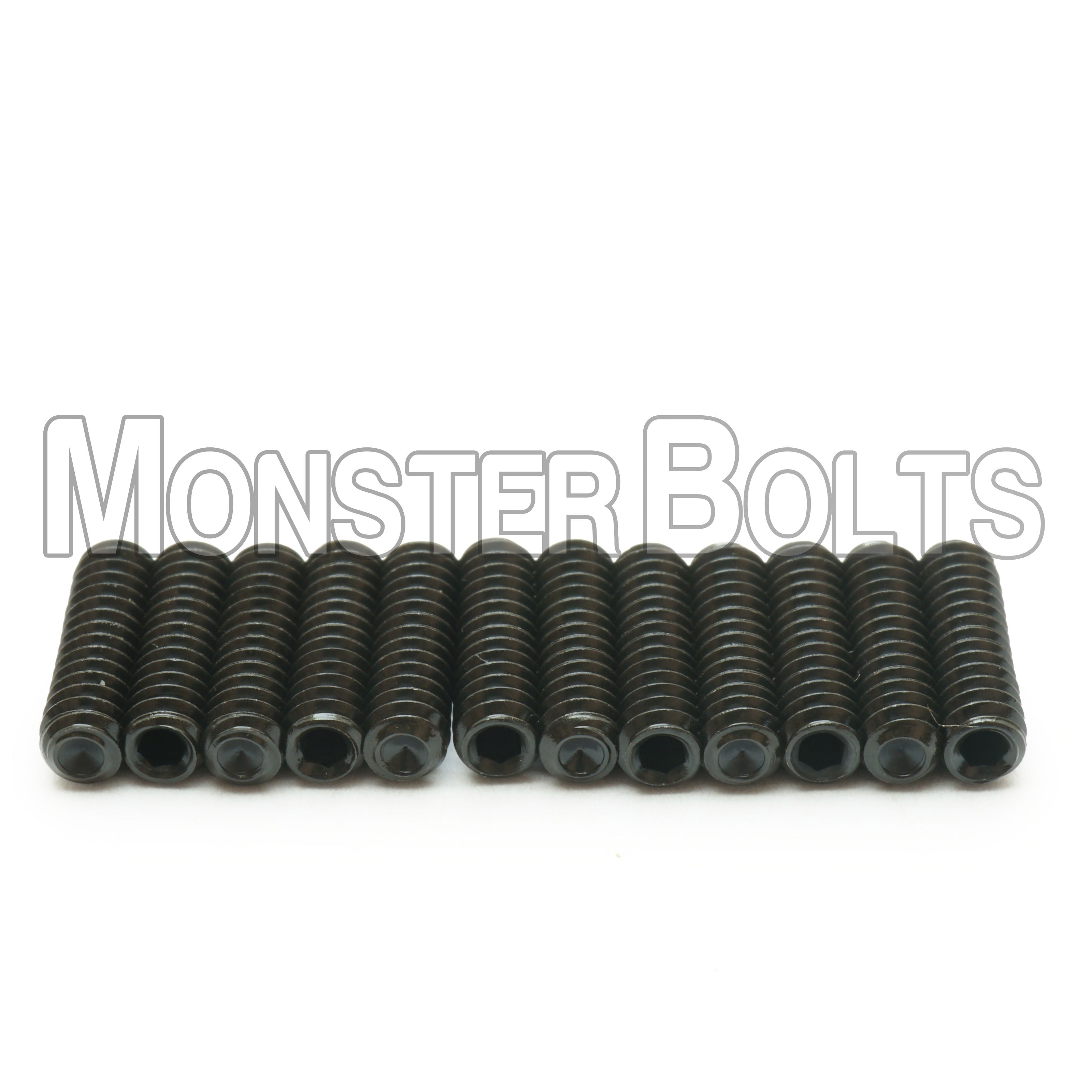 Black #4-40 Guitar Screws for Bridge Saddle Height Adjustment, For American made Fender Stratocaster and similar