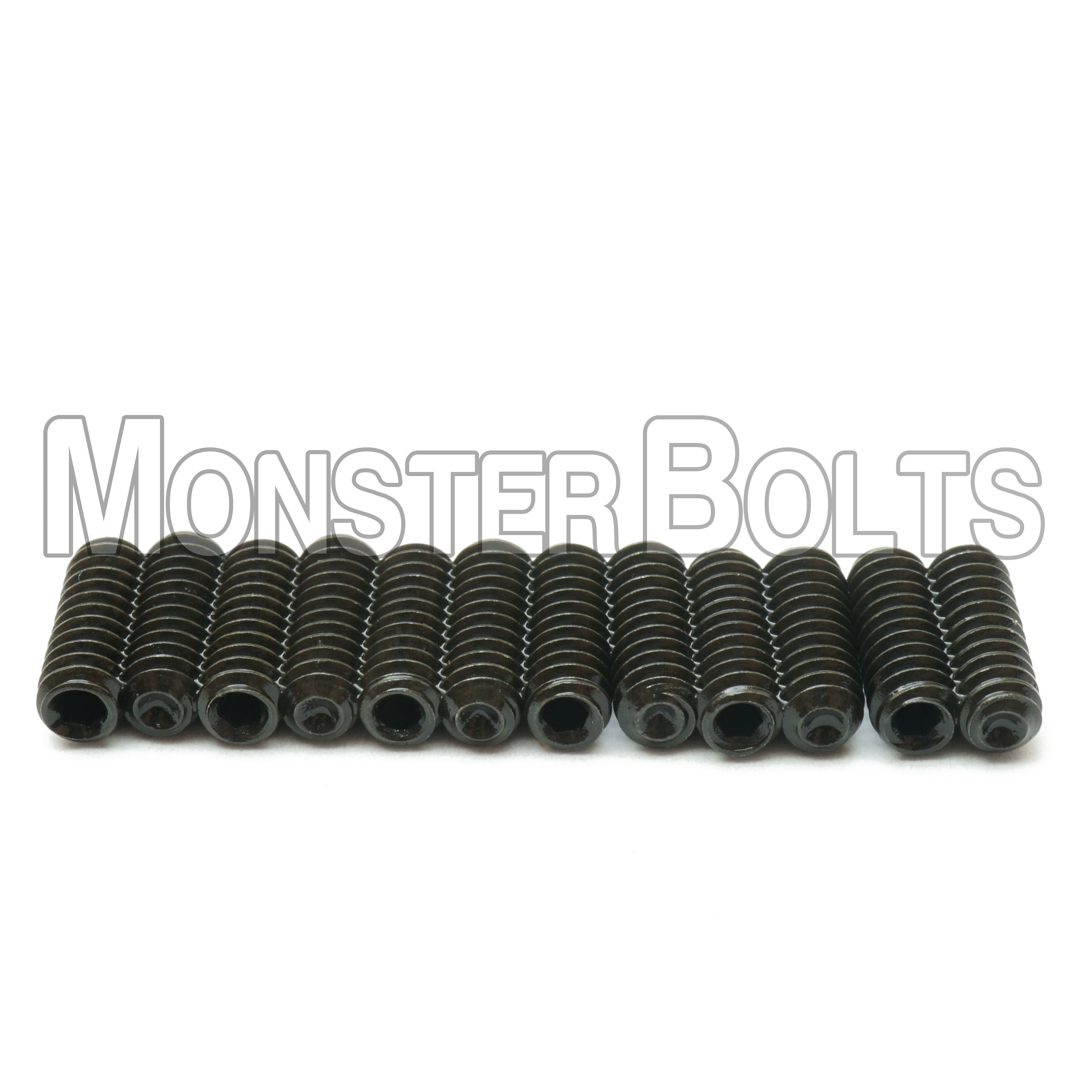 Black #4-40 Guitar Screws for Bridge Saddle Height Adjustment, For American made Fender Stratocaster and similar