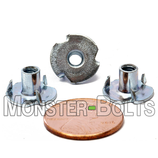 Tee Blind Timber Wood Insert Nuts M14 Four Claw Tee Nut - China Claws Tee  Nut, 4 Pronged Tee Nut
