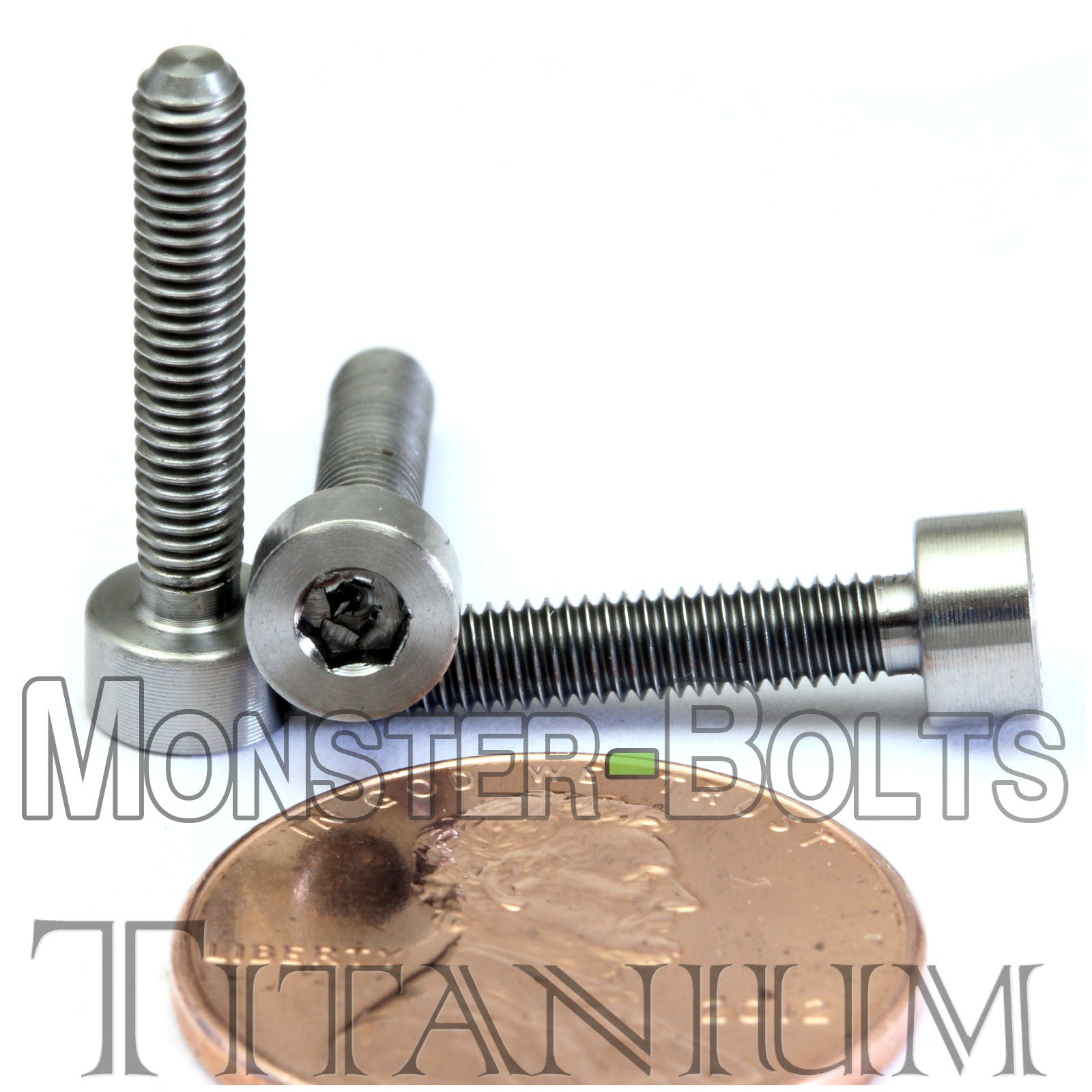 M3 Titanium Socket Head Cap screws DIN 912 / ISO 4762 - Monster Bolts