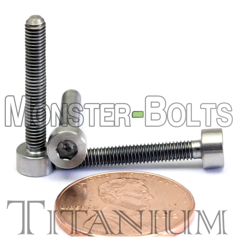 M3 Titanium Socket Head Cap screws DIN 912 / ISO 4762 - Monster Bolts