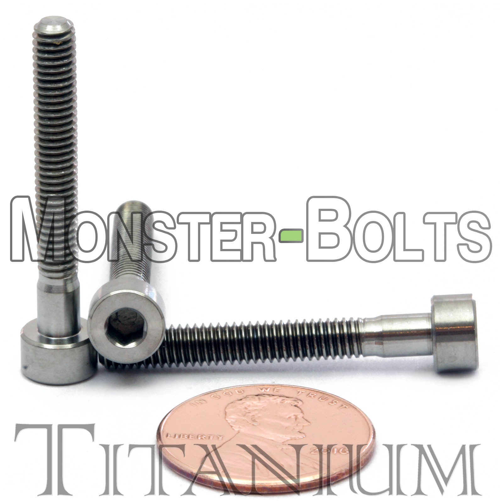 M4 Titanium Socket Head Cap screws DIN 912 / ISO 4762 - Monster Bolts