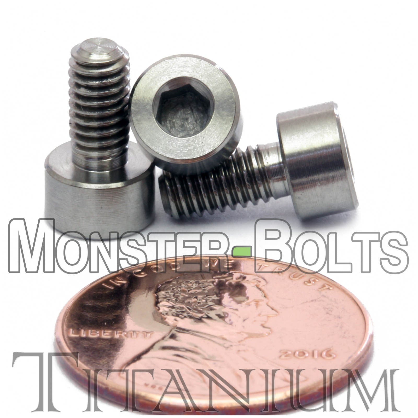 M4 Titanium Socket Head Cap screws DIN 912 / ISO 4762 - Monster Bolts