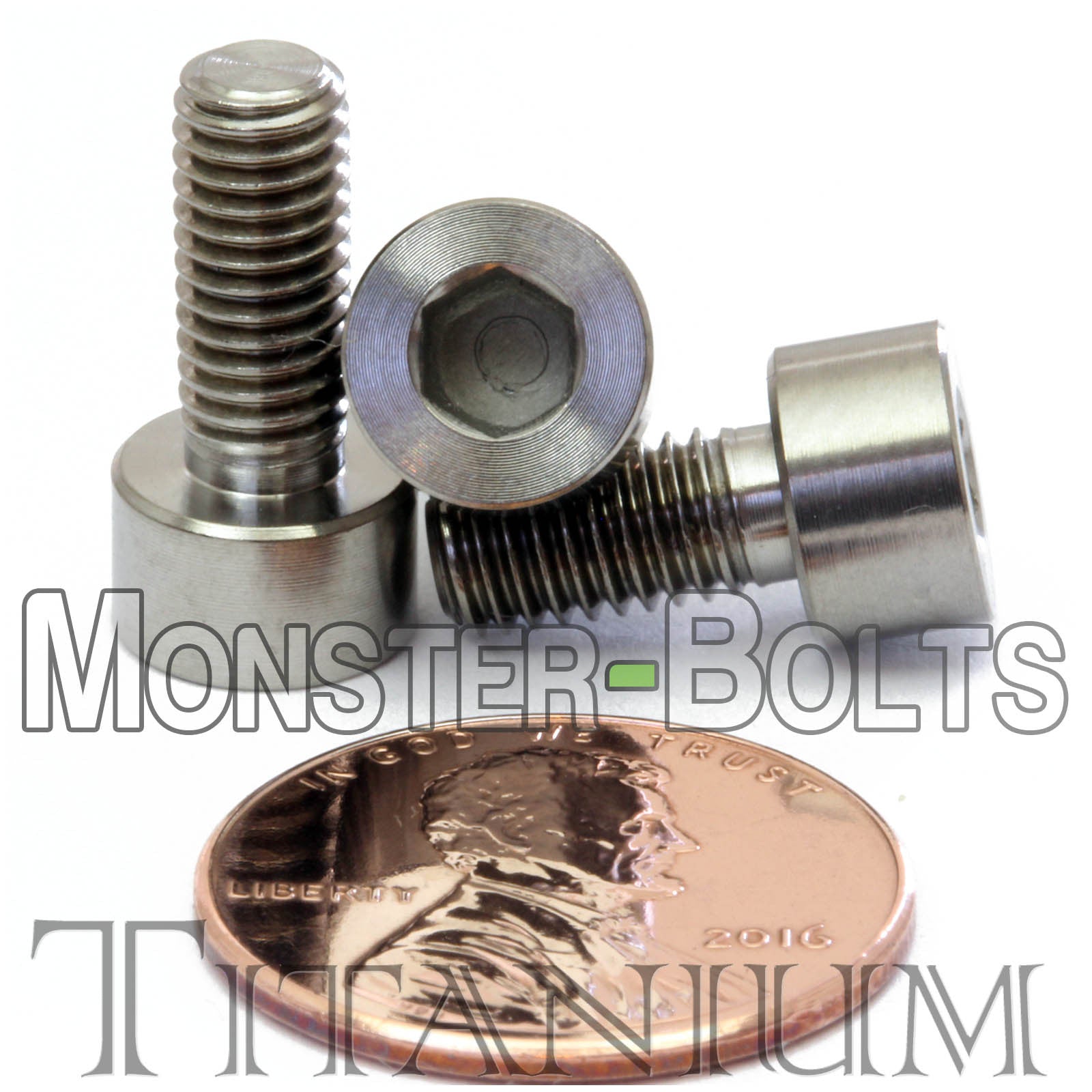 M5 Titanium Socket Head Cap screws DIN 912 / ISO 4762 - Monster Bolts