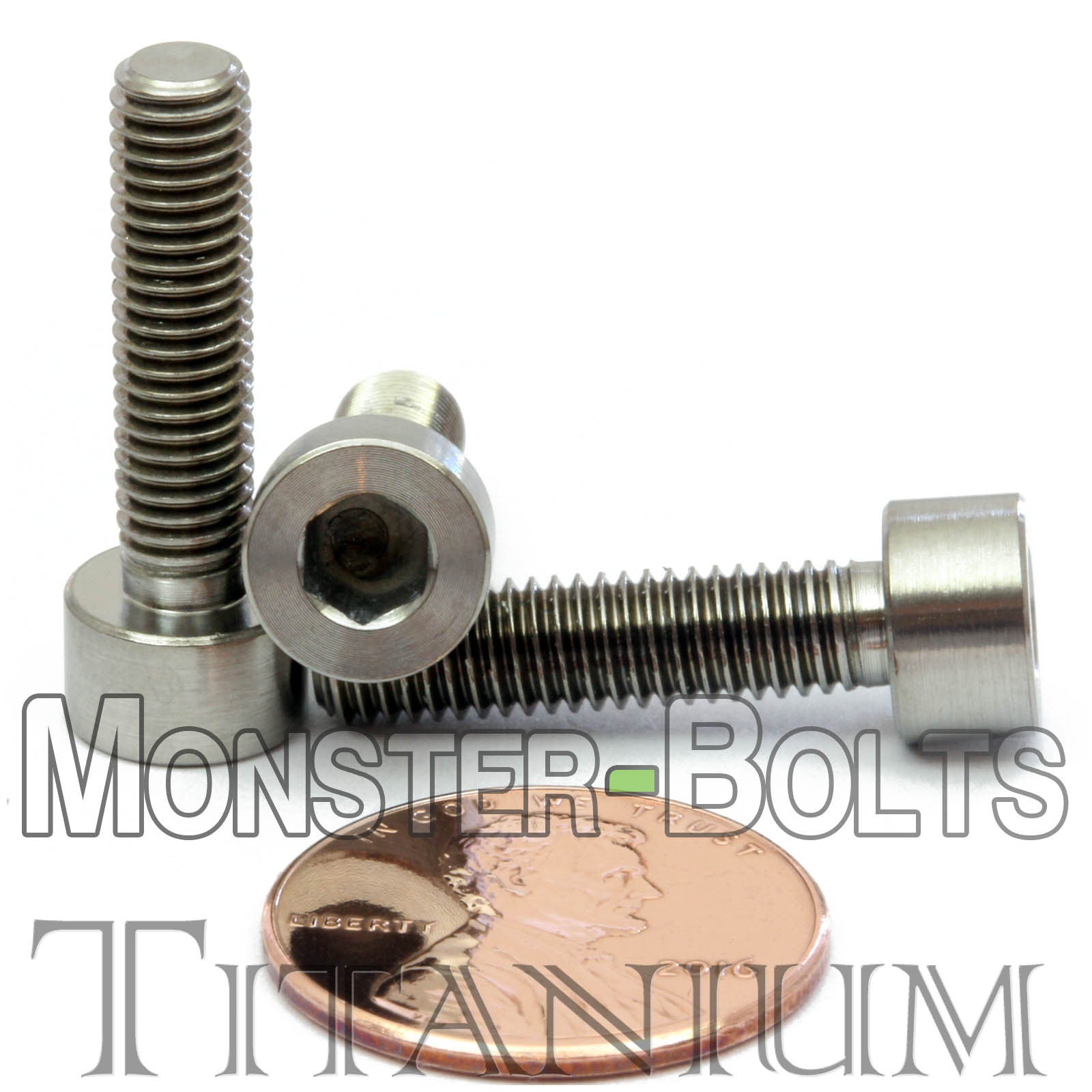 M5 Titanium Socket Head Cap screws DIN 912 / ISO 4762 - Monster Bolts