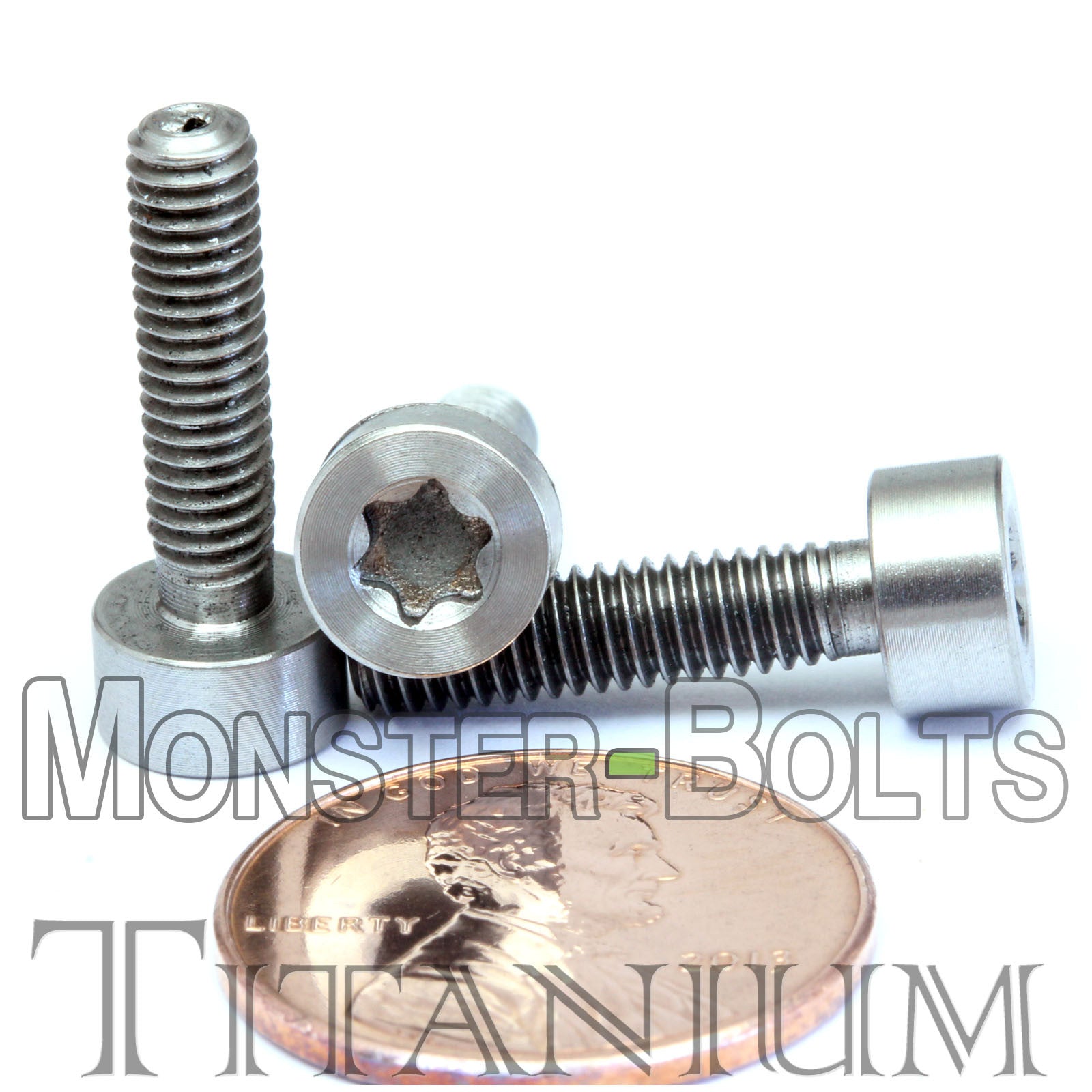 M4 Titanium Torx Socket Head Cap screws DIN 912 / ISO 4762 - Monster Bolts