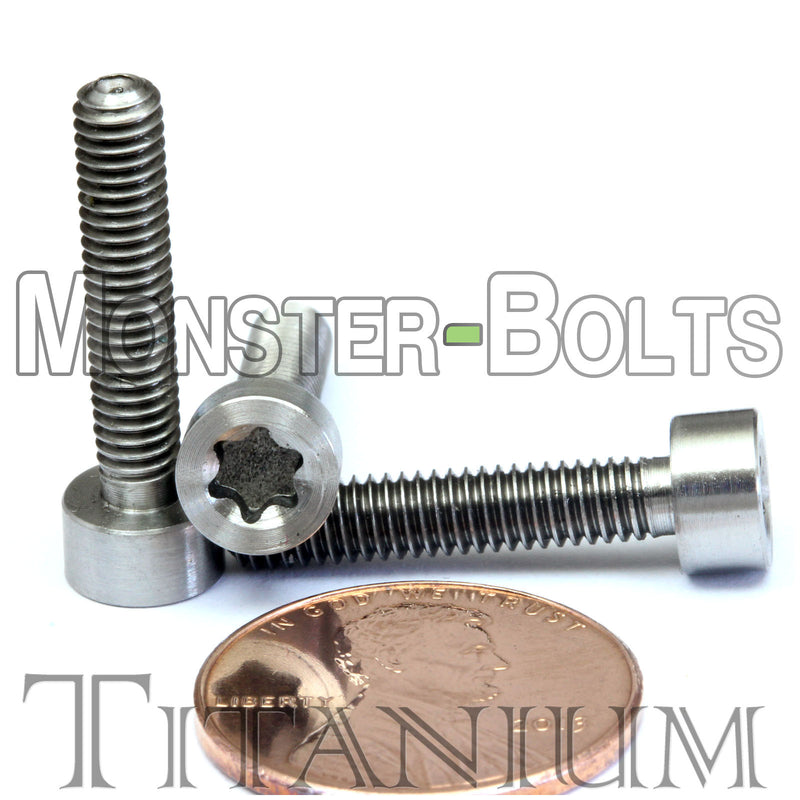 M4 Titanium Torx Socket Head Cap screws DIN 912 / ISO 4762 - Monster Bolts