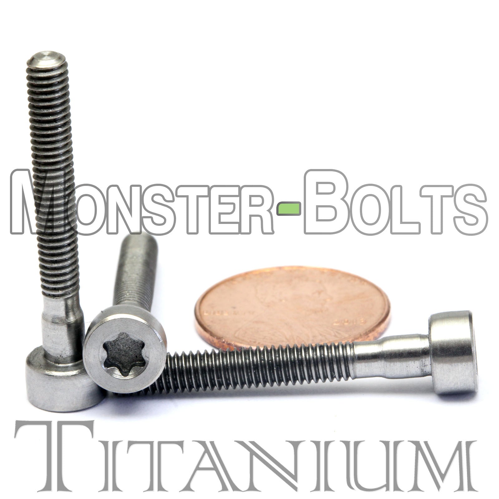 M4 Titanium Torx Socket Head Cap screws DIN 912 / ISO 4762 - Monster Bolts