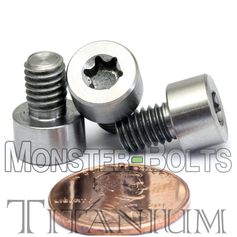 M6 Titanium Torx Socket Head Cap screws DIN 912 / ISO 4762 - Monster Bolts