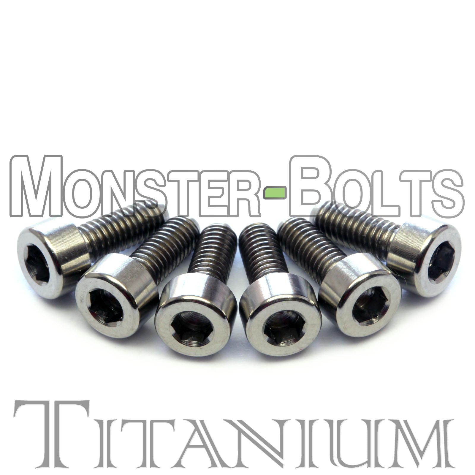 Titanium Guitar Saddle Intonation Screws - Floyd Rose Tremolo - Monster Bolts