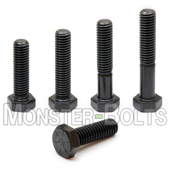 1/4"-20 Hex Cap Bolts screws Grade 8 Alloy Steel with Black Oxide