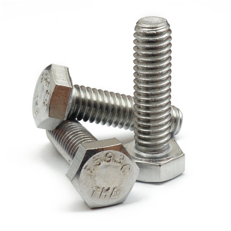 1/4"-20 Stainless Steel Hex Cap Bolts / screws, 18-8 (A2)