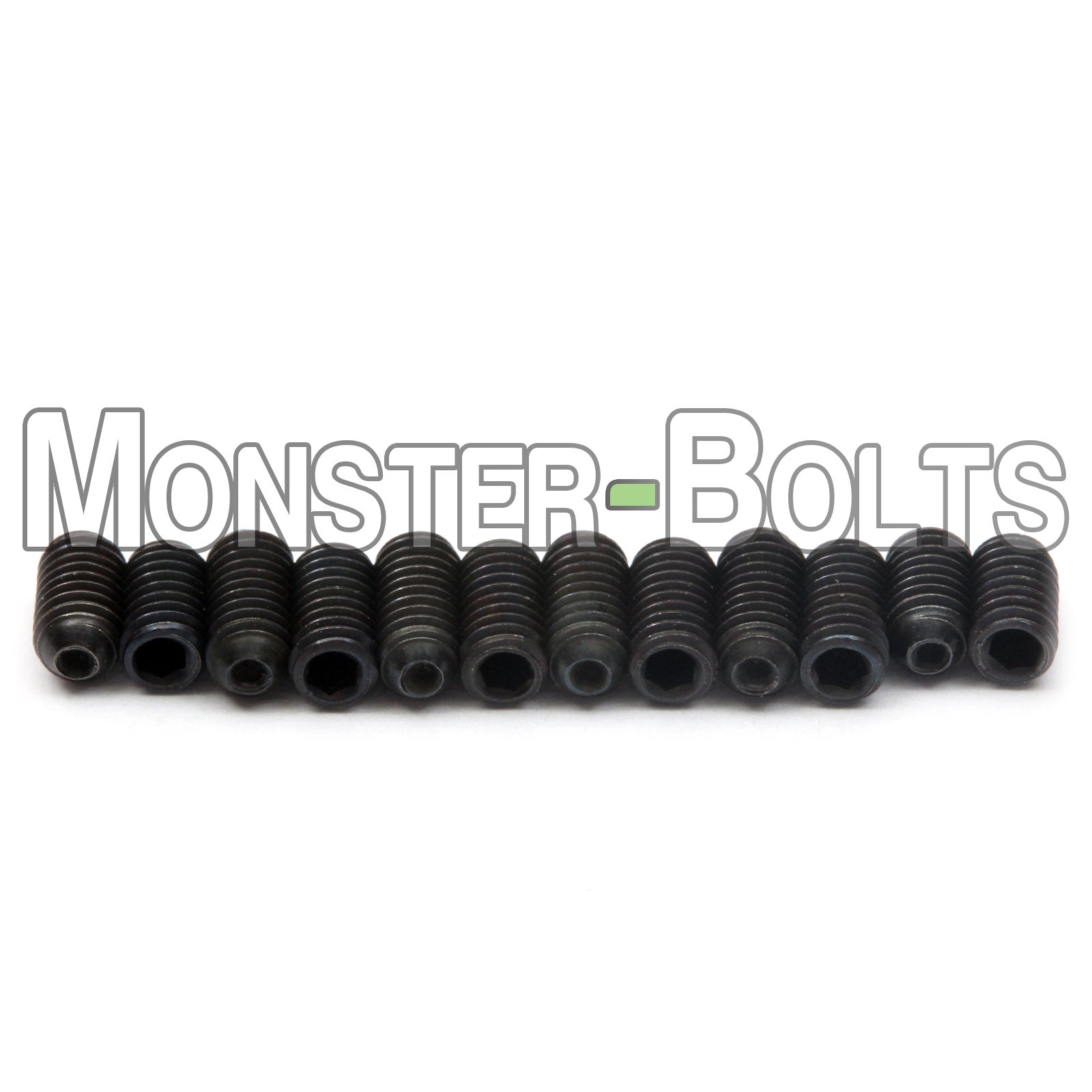 Black or Stainless Steel Guitar Screws for Bridge Saddle Height Adjustment - Wilkinson / Gotoh - Monster Bolts